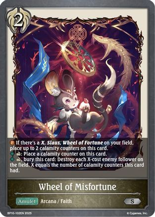 Image of Wheel of Misfortune (BP10-102EN) - BP10 Gods of the Arcana