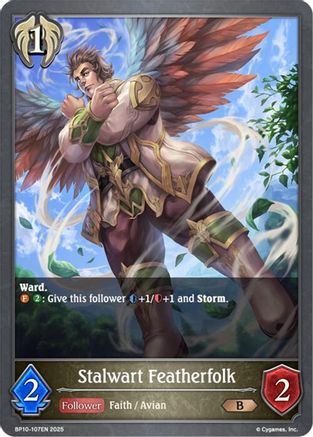 Image of Stalwart Featherfolk (BP10-107EN) - BP10 Gods of the Arcana