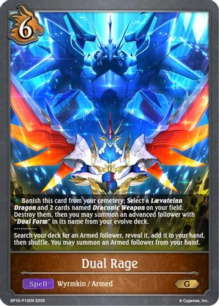 Image of Dual Rage - P13 (Foil) (BP10-P13EN) - BP10 Gods of the Arcana
