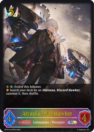 Image of Alyaska, War Hawker (SL) (BP10-SL07EN) - BP10 Gods of the Arcana