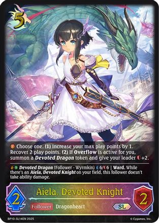 Image of Aiela, Devoted Knight (SL) (BP10-SL14EN) - BP10 Gods of the Arcana