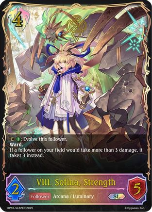 Image of VIII. Sofina, Strength (SL) (BP10-SL22EN) - BP10 Gods of the Arcana