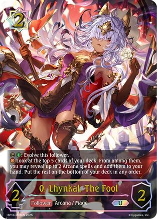 Image of 0. Lhynkal, The Fool (U) (BP10-U03EN) - BP10 Gods of the Arcana