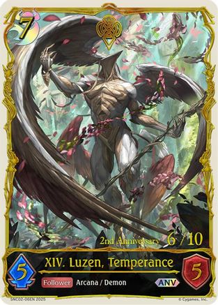 Image of XIV. Luzen, Temperance (ANV) (SNC02-06EN) - BP10 Gods of the Arcana