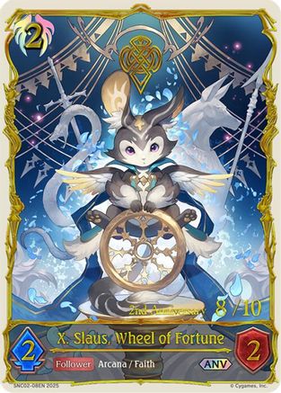 Image of X. Slaus, Wheel of Fortune (ANV) (SNC02-08EN) - BP10 Gods of the Arcana