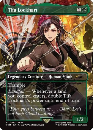 Image of Tifa Lockhart (Borderless) (MFP-002) - MagicFest Cards Foil