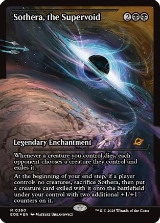 Image of Sothera, the Supervoid (Showcase) (EOE-360) - Edge of Eternities Foil
