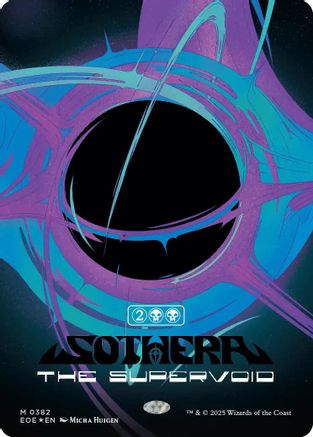 Image of Sothera, the Supervoid (Singularity Foil) (EOE-382) - Edge of Eternities Foil