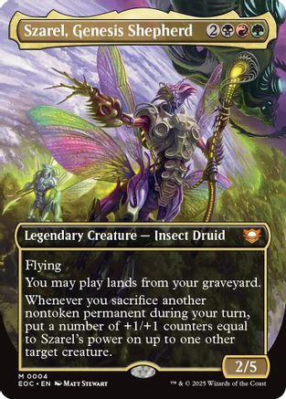 Image of Szarel, Genesis Shepherd (Borderless) (EOC-004) - Commander: Edge of Eternities