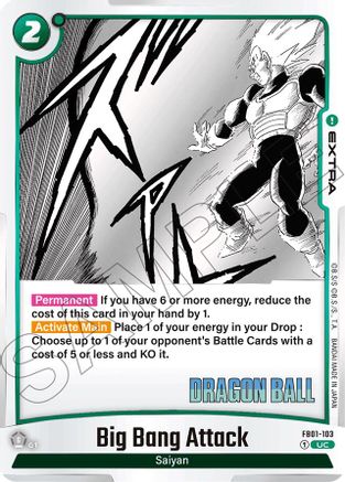 Image of Big Bang Attack (FB01-103) - Manga Booster 01 Holofoil