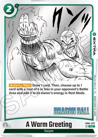 Image of A Warm Greeting (FB04-073) - Manga Booster 01 Holofoil