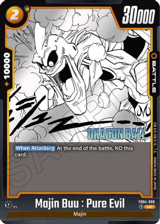 Image of Majin Buu : Pure Evil - FB04-096 (FB04-096) - Manga Booster 01 Holofoil