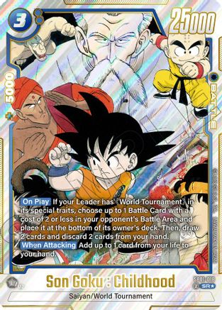 Image of Son Goku : Childhood - SB01-018 (Alternate Art) (SB01-018) - Manga Booster 01 Holofoil