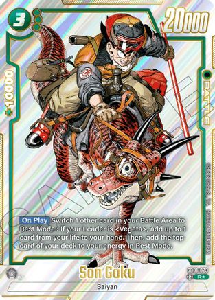 Image of Son Goku - SB01-023 (Alternate Art) (SB01-023) - Manga Booster 01 Holofoil