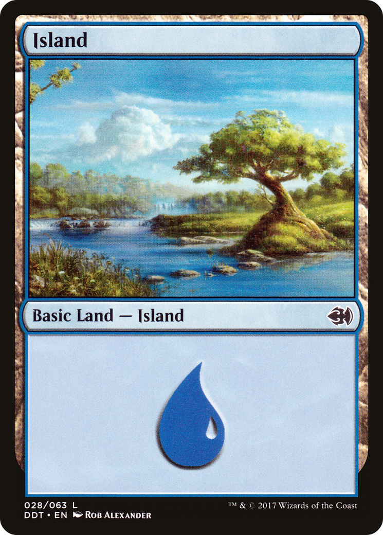 Image of Island (28) (DDT-028) - Duel Decks: Merfolk vs. Goblins