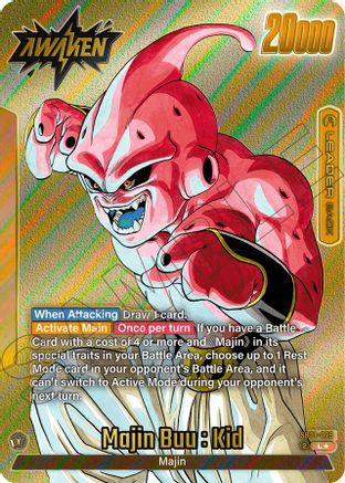 Image of Majin Buu : Evil - SB01-029 (Gold) (SB01-029) - Manga Booster 01 Holofoil