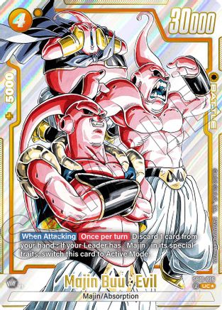 Image of Majin Buu : Evil - SB01-036 (Alternate Art) (SB01-036) - Manga Booster 01 Holofoil