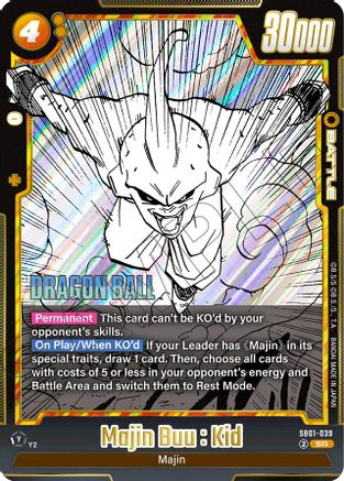 Image of Majin Buu : Kid - SB01-039 (SB01-039) - Manga Booster 01 Holofoil