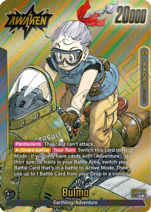 Image of Bulma - SB01-045 (Gold) (SB01-045) - Manga Booster 01 Holofoil