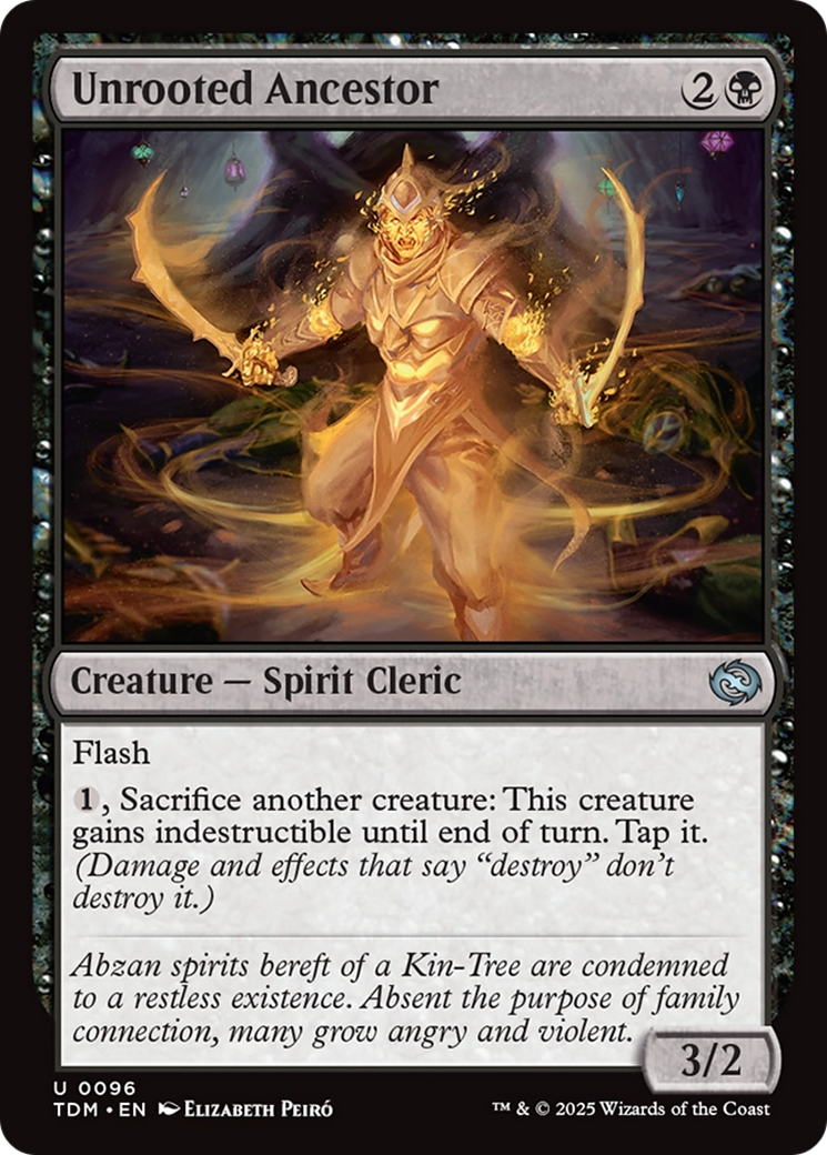 Image of Unrooted Ancestor (TDM-096) - Tarkir: Dragonstorm Foil