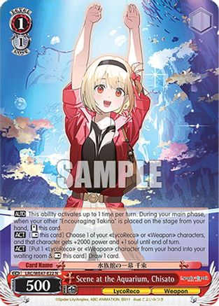 Image of Scene at the Aquarium, Chisato (LRC-WE47-E22 N) - Lycoris Recoil Premium Booster
