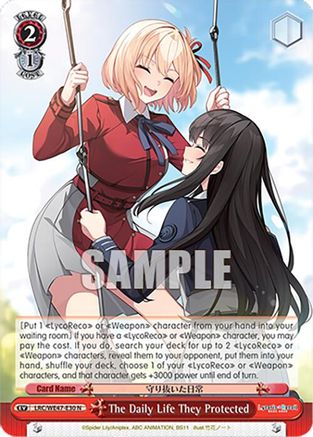 Image of The Daily Life They Protected (LRC-WE47-E30 N) - Lycoris Recoil Premium Booster