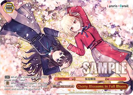 Image of Cherry Blossoms in Full Bloom (LRP) (LRC-WE47-E31LRP LRP) - Lycoris Recoil Premium Booster