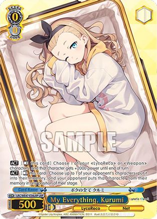 Image of My Everything, Kurumi (LRP) (LRC-WE47-E36LRP LRP) - Lycoris Recoil Premium Booster