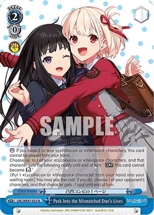 Image of Peek Into the Mismatched Duo's Lives (LRC-WE47-E52 N) - Lycoris Recoil Premium Booster