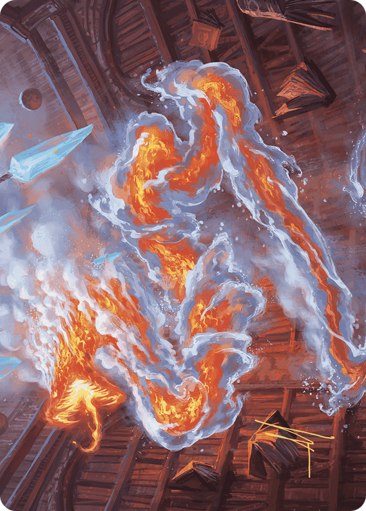 Image of Scalding Viper // Scalding Viper (AWOE-041) - Wilds of Eldraine Art Series (Borderless)