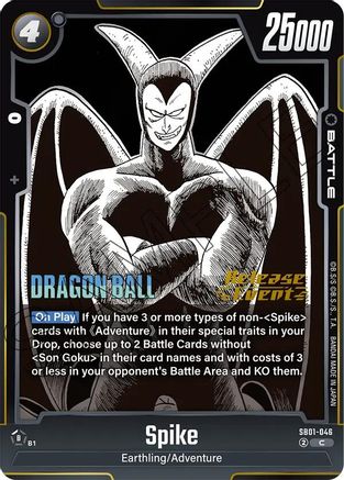 Image of Spike (SB01-046) - Manga Booster 01 Release Event Cards