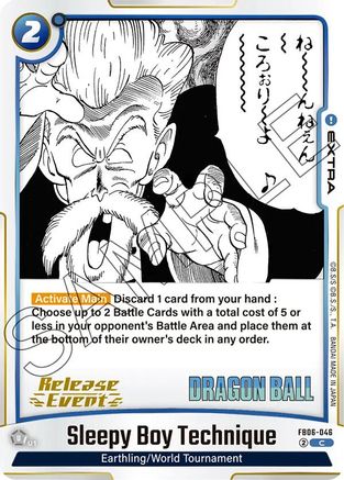 Image of Sleepy Boy Technique (FB06-046) - Manga Booster 01 Release Event Cards