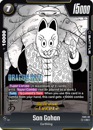Image of Son Gohan - FS05-05 (FS05-05) - Manga Booster 01 Release Event Cards