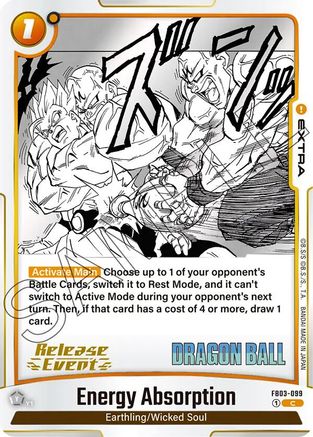 Image of Energy Absorption (FB03-099) - Manga Booster 01 Release Event Cards