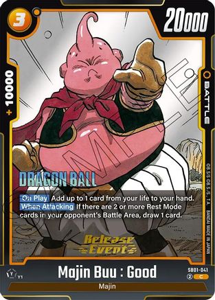 Image of Majin Buu : Good - SB01-041 (SB01-041) - Manga Booster 01 Release Event Cards