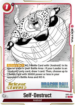 Image of Self-Destruct (SB01-015) - Manga Booster 01 Release Event Cards