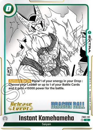 Image of Instant Kamehameha (FB01-101) - Manga Booster 01 Release Event Cards