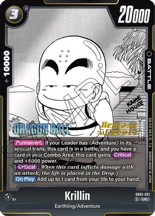 Image of Krillin - SB01-051 (SB01-051) - Manga Booster 01 Release Event Cards
