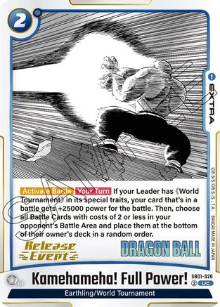 Image of Kamehameha! Full Power! (SB01-020) - Manga Booster 01 Release Event Cards