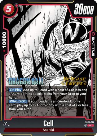 Image of Cell - SB01-011 (SB01-011) - Manga Booster 01 Release Event Cards