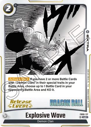 Image of Explosive Wave (FB06-117) - Manga Booster 01 Release Event Cards