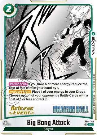 Image of Big Bang Attack (FB01-103) - Manga Booster 01 Release Event Cards