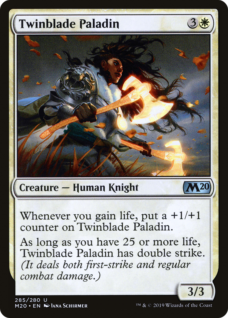 Image of Twinblade Paladin (M20-285) - Core Set 2020