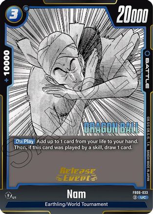 Image of Nam (FB06-033) - Manga Booster 01 Release Event Cards