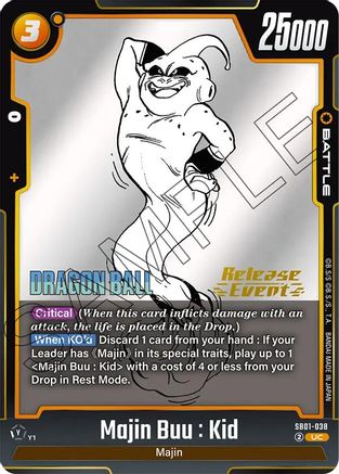 Image of Majin Buu : Kid - SB01-038 (SB01-038) - Manga Booster 01 Release Event Cards