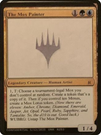 Image of The Mox Painter (-) - Un-Known Event Playtest Cards