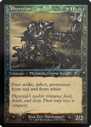 Image of Phyrexian Crusader (Retro Frame) (SLD-847) - Secret Lair Drop Series Foil