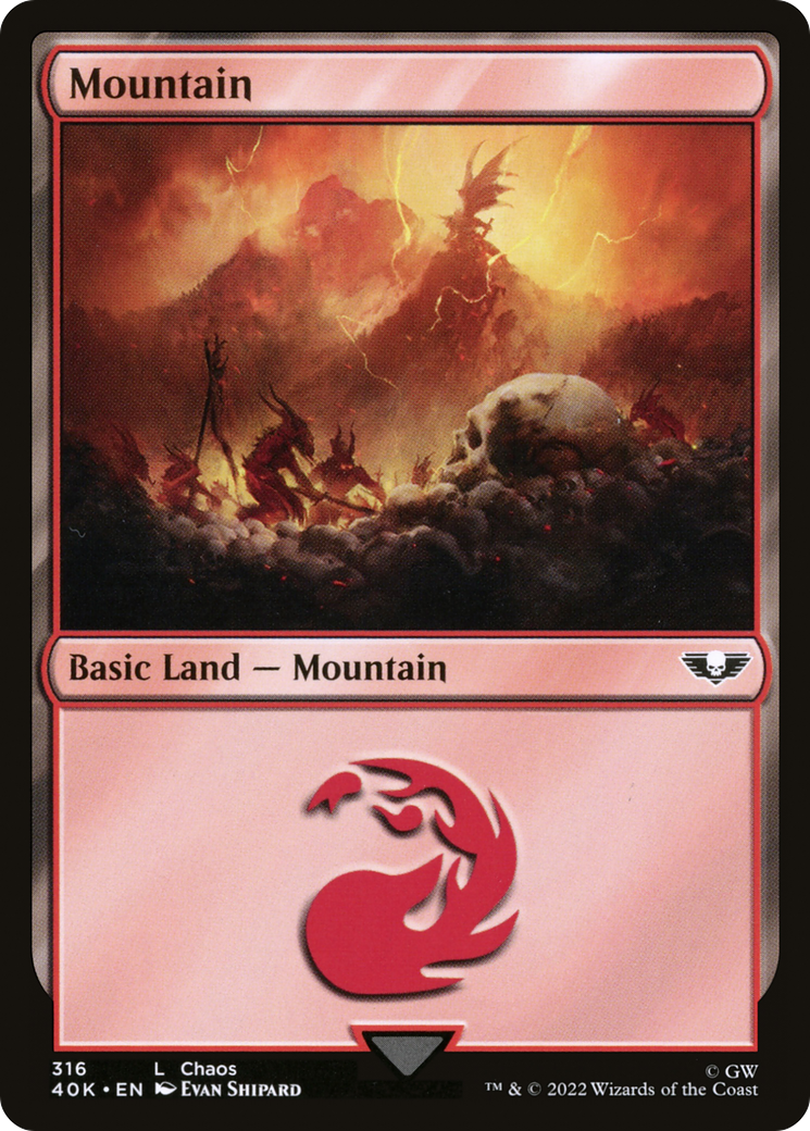 Image of Mountain (316) (40K-316) - Warhammer 40,000 Commander