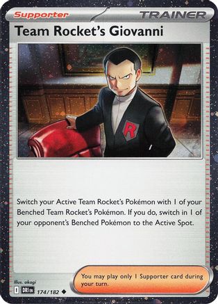 Image of Team Rocket's Giovanni (Cosmos Holo) 174  - Holofoil Miscellaneous Cards & Products - Uncommon