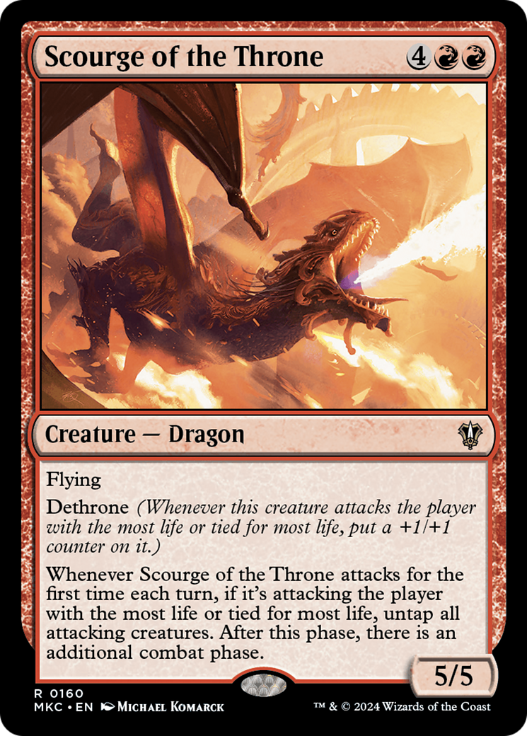 Image of Scourge of the Throne (MKC-160) - Murders at Karlov Manor Commander